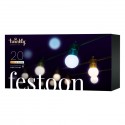 Twinkly FESTOON Luci per Festa 10 m 20 Sfere AWW BT + WiFi