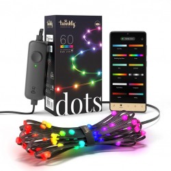 Twinkly DOTS Strip 3 m 60 Led RGB USB BT + WiFi Black Cable