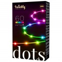 Twinkly DOTS Striscia 3 m 60 Led RGB BT + WiFi Cavo Trasparente