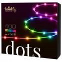 Twinkly DOTS Striscia 20 m 400 Led RGB BT + WiFi Cavo Trasparente