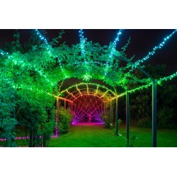 Twinkly STRINGS Luci di Natale Smart 600 Led RGBW II Generazione Cavo Nero