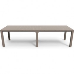 Keter Extendable Table JULIE Cappuccino PRODUCT WITH DEFECTS