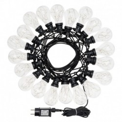 Luminous Chain Party Light 20 Drop Bulbs Ø 67 Warm White 10,5m