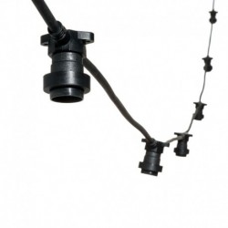 Party Light Chain with 8 Extendable E27 5m Lampholders