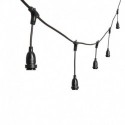 Ice Light Chain with 8 Extendable E27 5m h20/0cm Lamp Holder