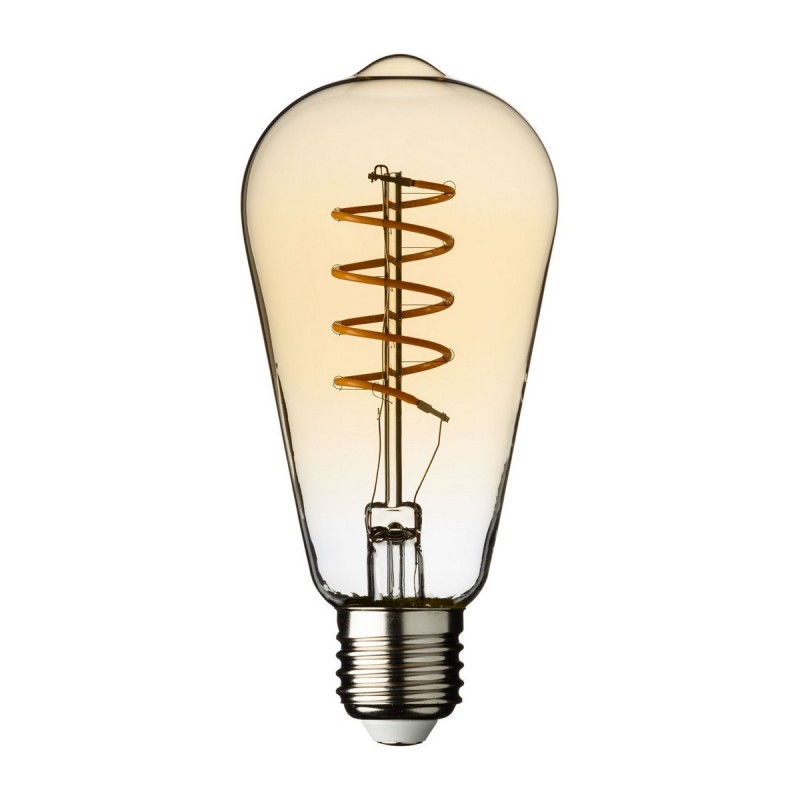 Spiral bulb E27 Vintage Retro' Ø 64 Warm White 4W