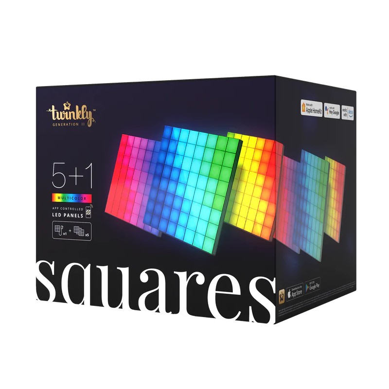 Twinkly SQUARES 64 Led RGB BT + WiFi 6 pcs