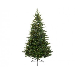 Albero di Natale Allison Illuminato h240Ø152cm PE+PVC