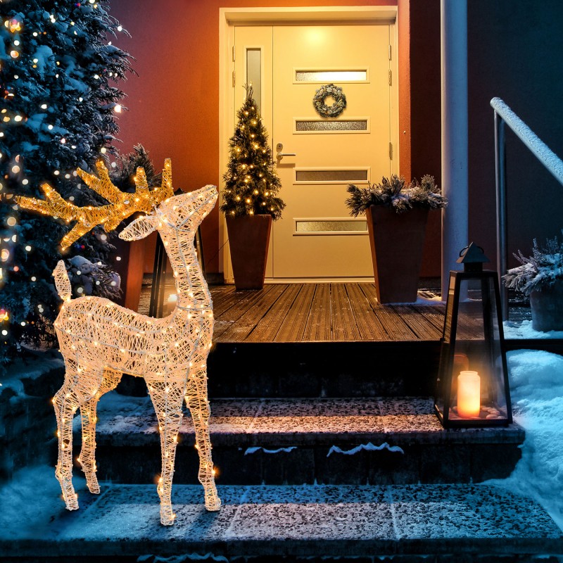 3D Reindeer H95cm LHC 200 LED series