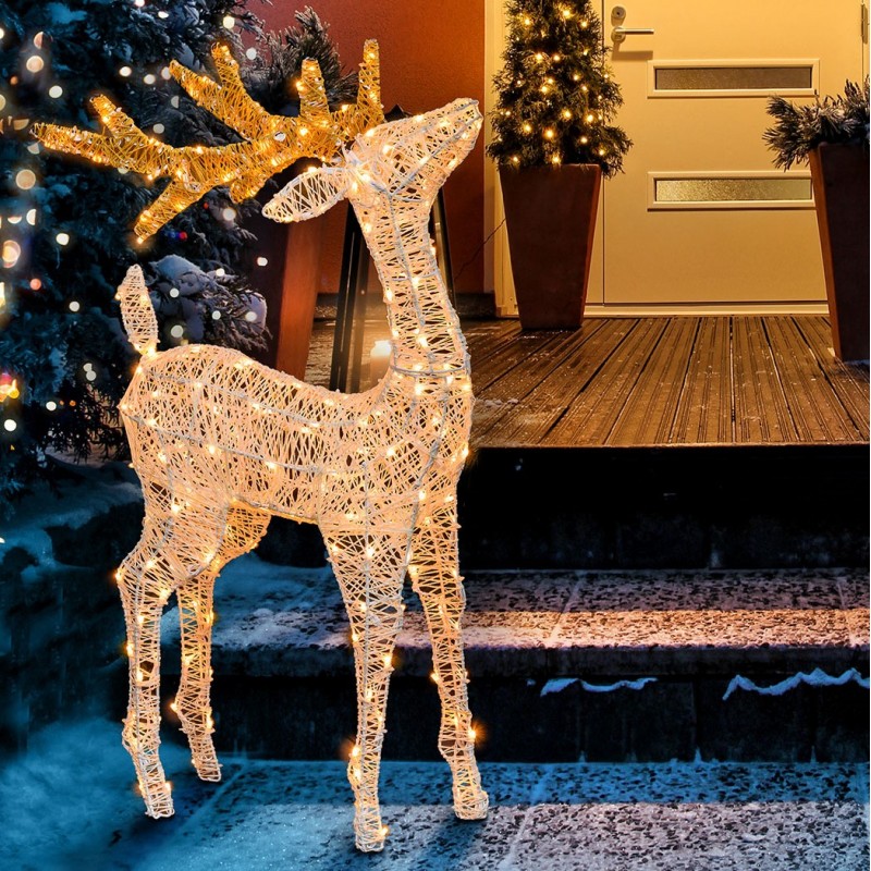 3D Reindeer H95cm LHC 200 LED series