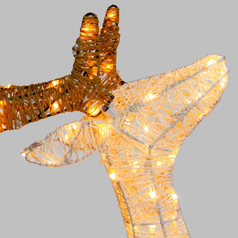 3D Reindeer H95cm LHC 200 LED series