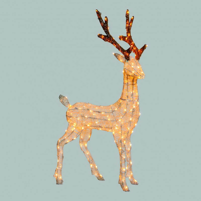 3D Reindeer H105cm LHC 200 LED series