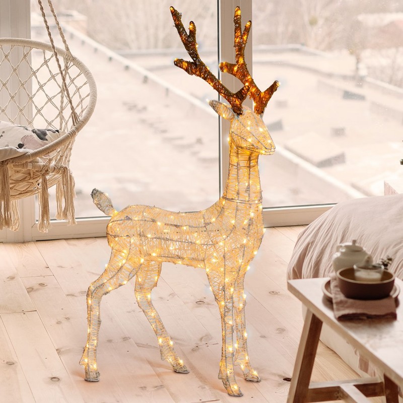 3D Reindeer H105cm LHC 200 LED series