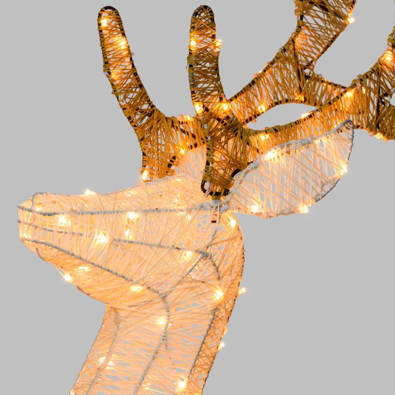 Reindeer 3D H160cm raised paw series LHC 380 LED