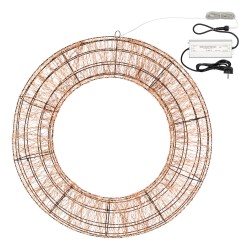 Corona 3D Marrone ø75cm HDM 6000 MicroLED MULTIFLASH RGB ø1,5mm