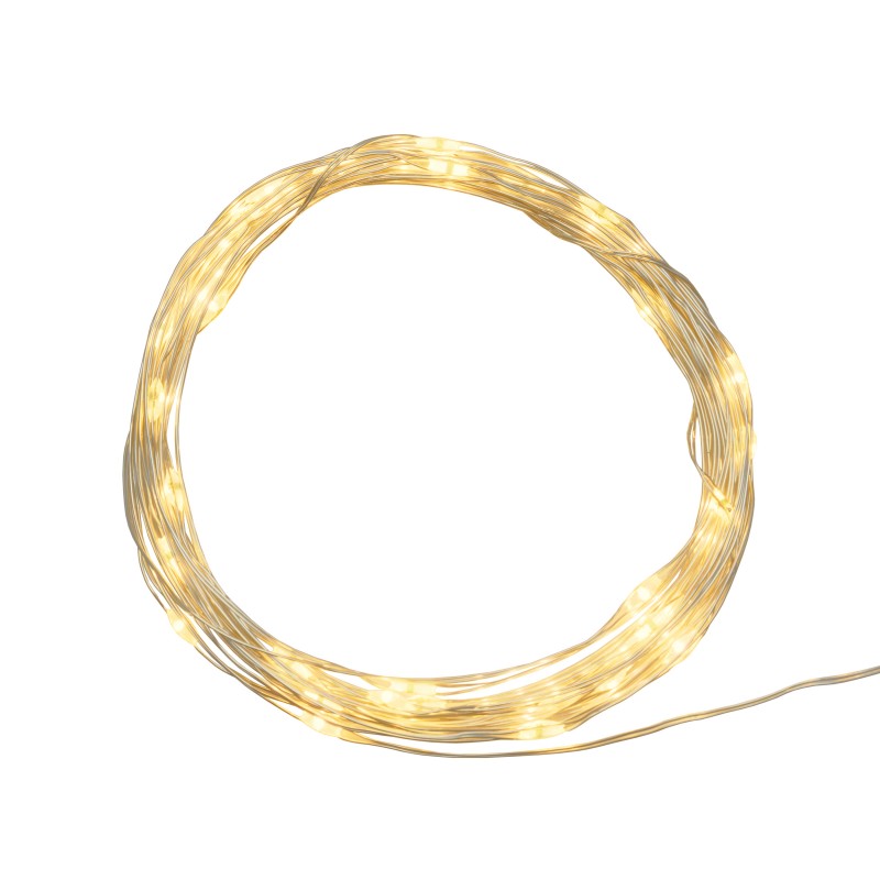 String of 40 WARM WHITE MicroLEDs Steady light