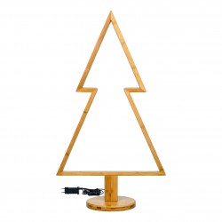 Fir Christmas Tree with Base H90cm WARM WHITE LED