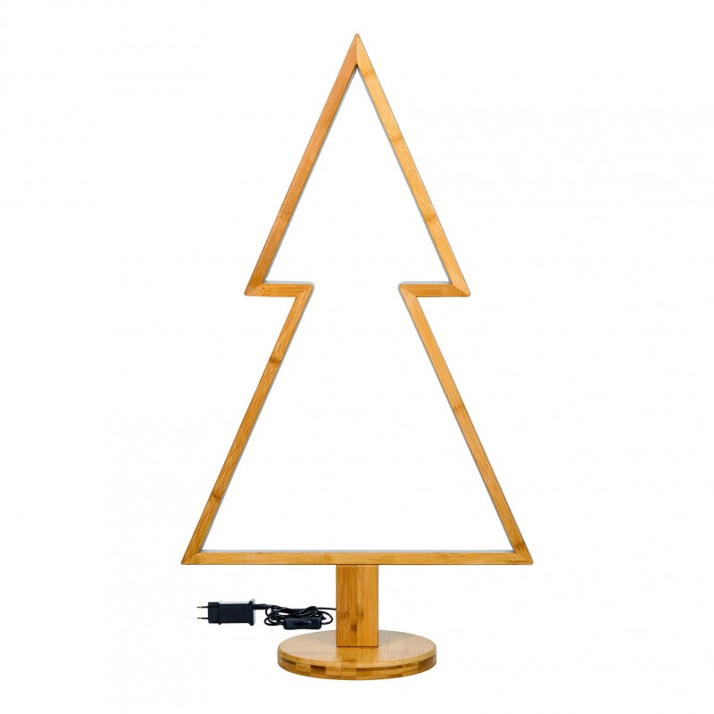 Fir Christmas Tree with Base H90cm WARM WHITE LED