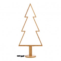 Albero Natale Abete con Base H145cm DLW Strip SMD LED SuperBright