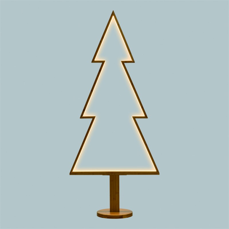 Fir Christmas Tree with Base H170cm WARM WHITE LED