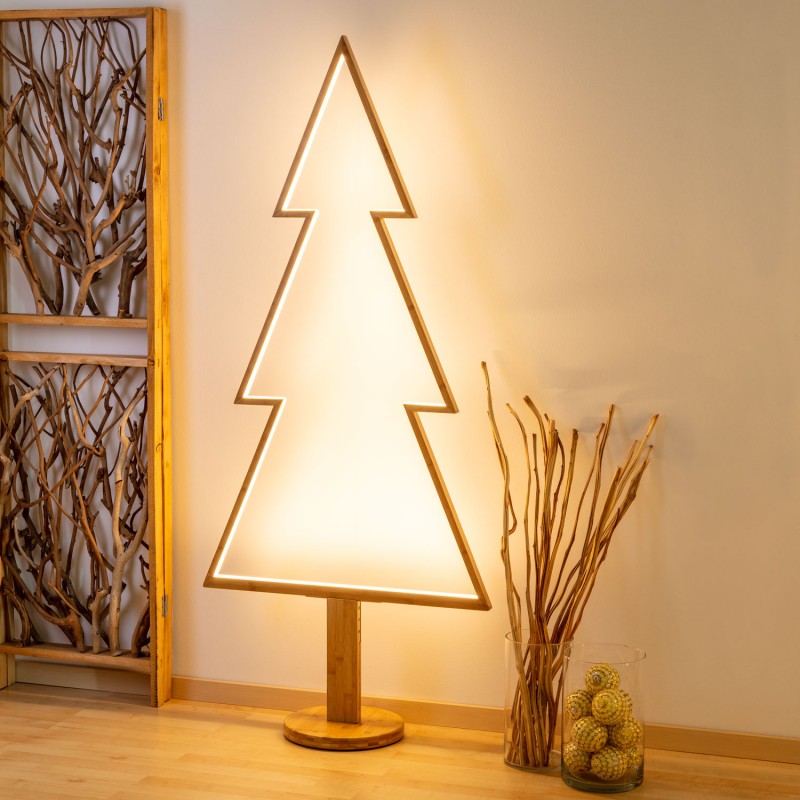 Fir Christmas Tree with Base H170cm WARM WHITE LED