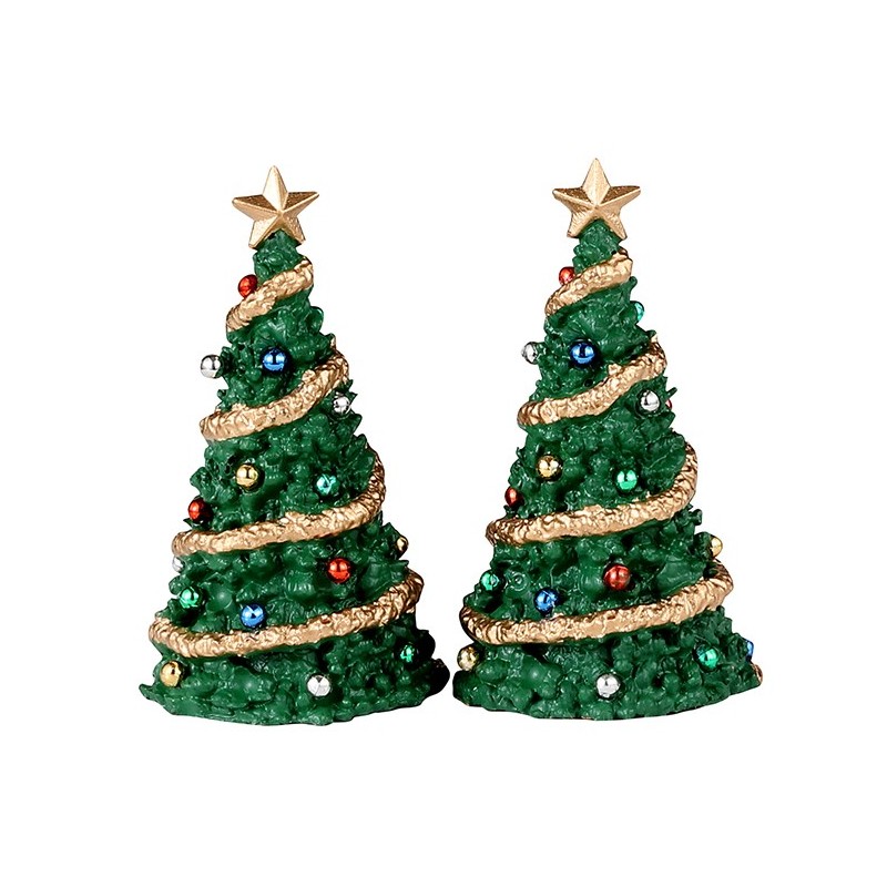 Classic Christmas Tree Set Of 2 Cod. 34100