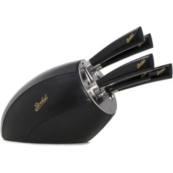 Berkel Block Sense Black + set of 5 Elegance Black knives