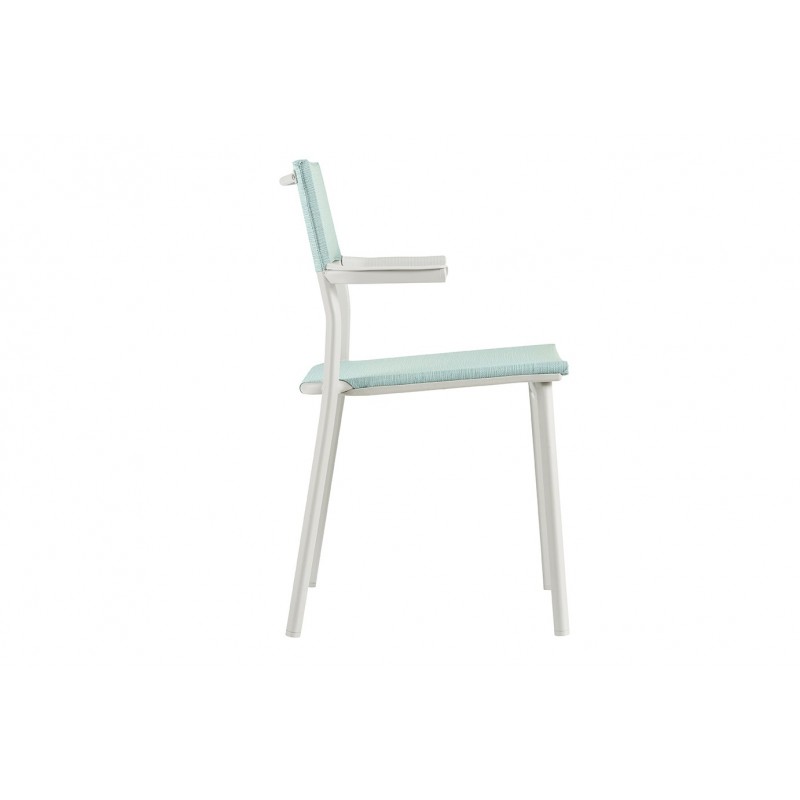 Stackable chair with armrests ORON LaFuma LFM5067 Mistral