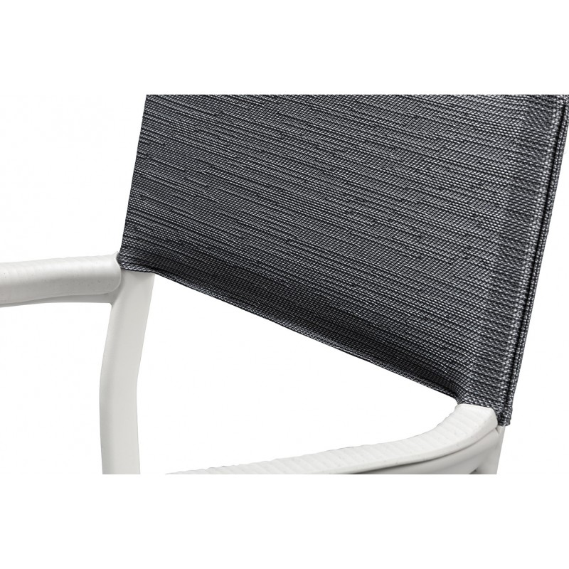 Stackable Chair with Armrests ORON LaFuma LFM5067 Obsidian