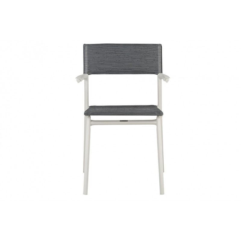 Stackable Chair with Armrests ORON LaFuma LFM5067 Obsidian