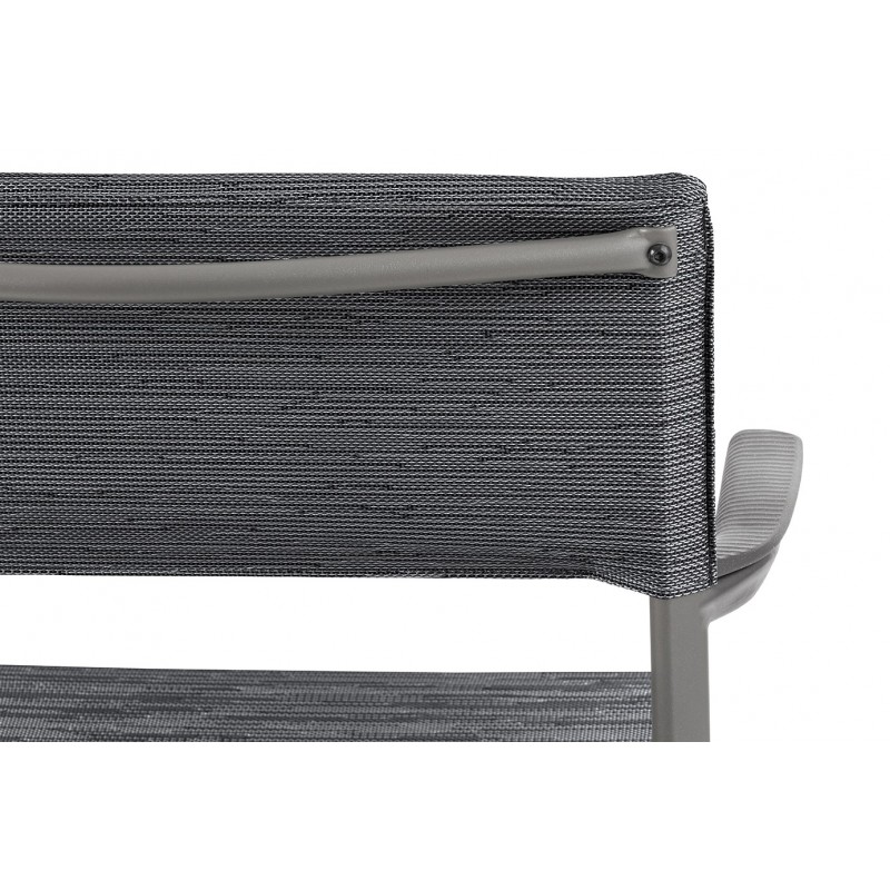 Stackable Chair with Armrests ORON LaFuma LFM5067 Obsidian