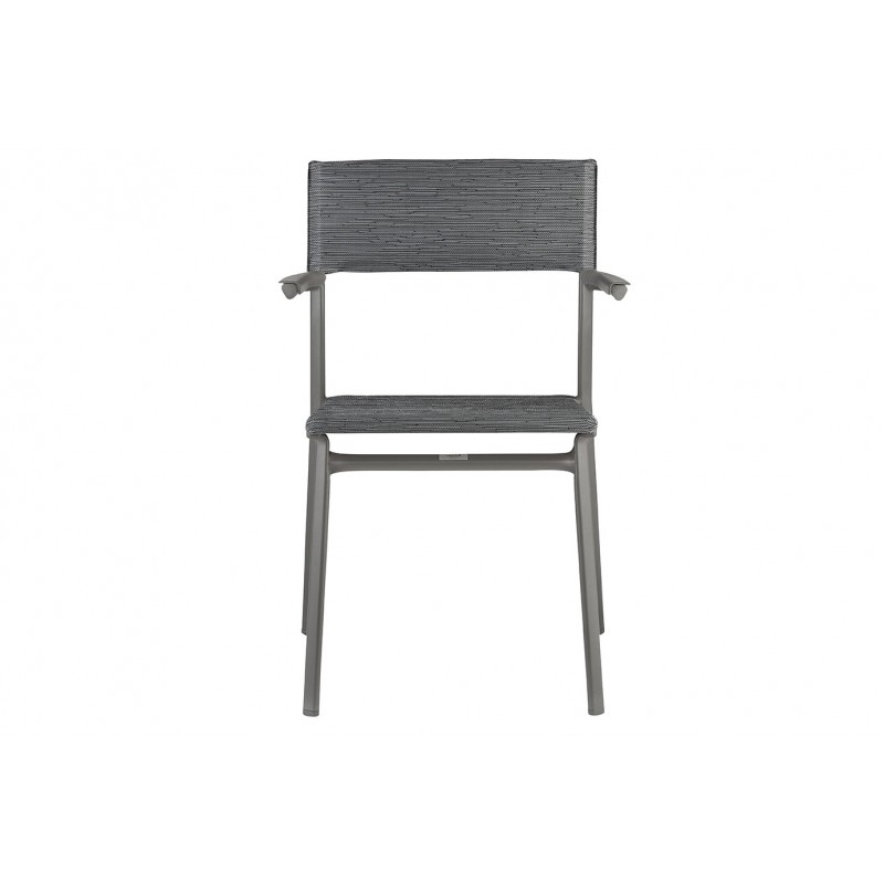 Stackable Chair with Armrests ORON LaFuma LFM5067 Obsidian