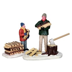 Stacking Firewood Set of 2 Ref. 52323