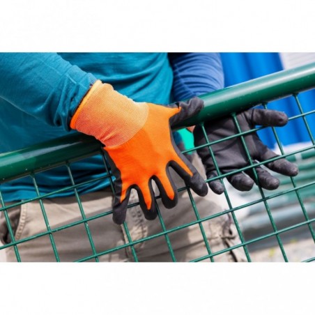 Stocker Ultra Fine Nitrile Work Gloves 8/S Orange