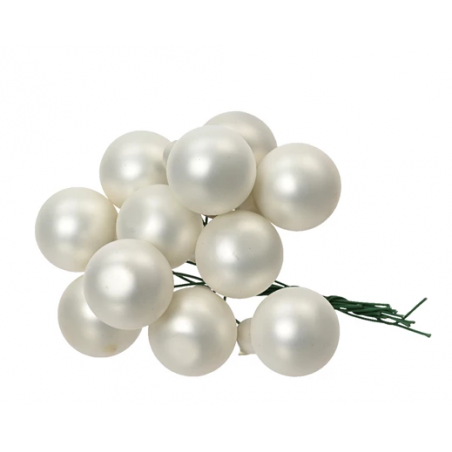 Bunch of White Glass Balls