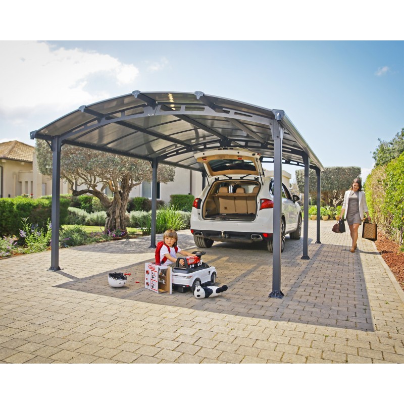 Canopia Arcadia Carport in Aluminum 3.6 X 8.6 m