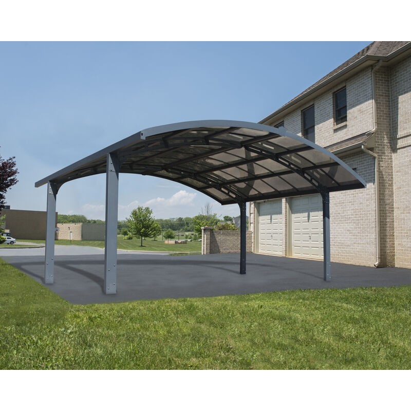 Canopia Arizona Breeze Double Carport in Aluminum 6 x 5 m