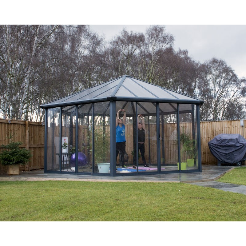 Canopia Garda Gazebo Chiuso in Alluminio 5.2X6 m