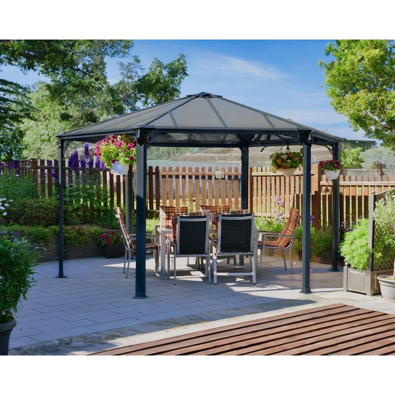 Canopia Monaco Gazebo Esagonale in Alluminio 3.6X4 m