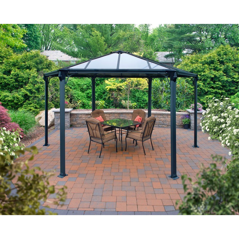 Canopia Monaco Gazebo Esagonale in Alluminio 3.6X4 m