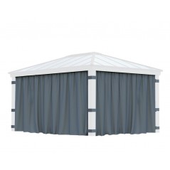 Canopia Set of Curtains for Gazebo Dallas 3.6X5 m