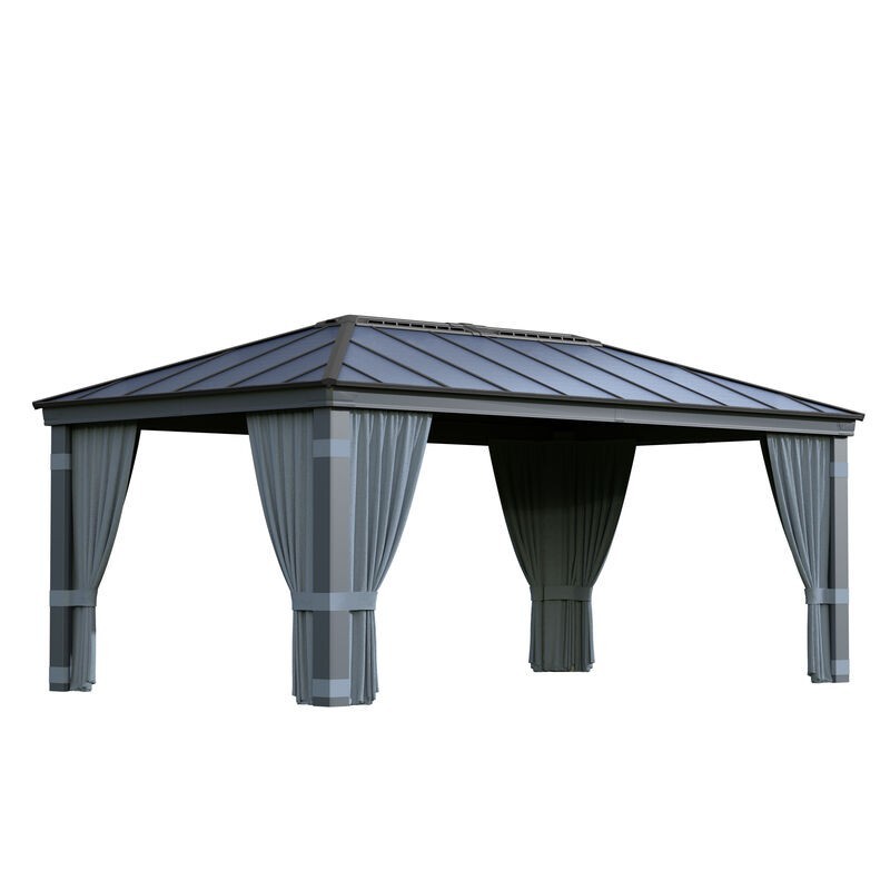 Canopia Set Di Tende Per Gazebo Dallas 3.6X6 m