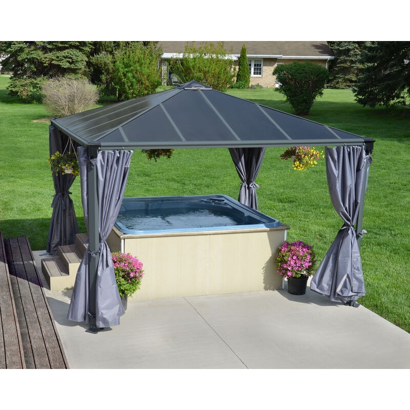 Canopia Set Di Tende Per Gazebo Palermo E Milano 3.7X2.2 m