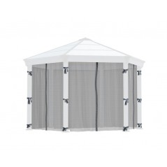 Canopia Hexagonal Mosquito Net for Gazebo Monaco / Rome 2.3X2.2 m