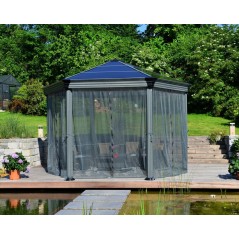 Canopia Hexagonal Mosquito Net for Gazebo Monaco / Rome 2.3X2.2 m