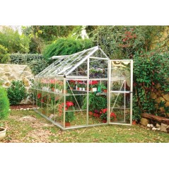 Canopia Harmony Transparent Garden Greenhouse in Polycarbonate 306X185X208 cm Silver