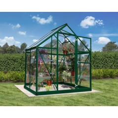 Canopia Harmony Transparent Garden Greenhouse in Polycarbonate 126X185X208 cm Green