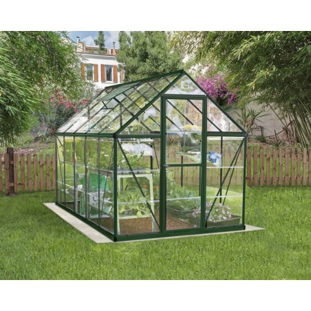 Canopia Harmony Transparent Garden Greenhouse in Polycarbonate 306X185X208 cm Green