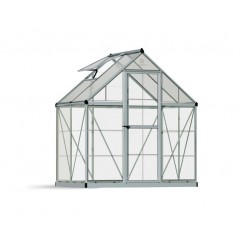 Canopia Hybrid Garden Greenhouse in Polycarbonate 126X185X208 cm Silver