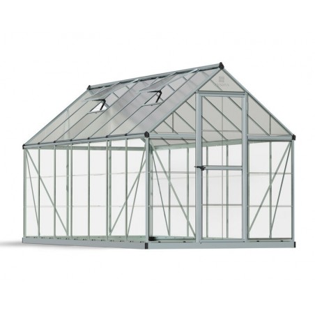 Canopia Hybrid Garden Greenhouse in Polycarbonate 426X185X208 cm Silver